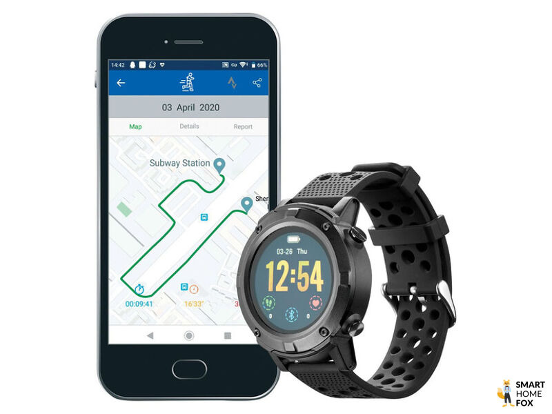 montre connectee lidl silvercrest move fonction gps